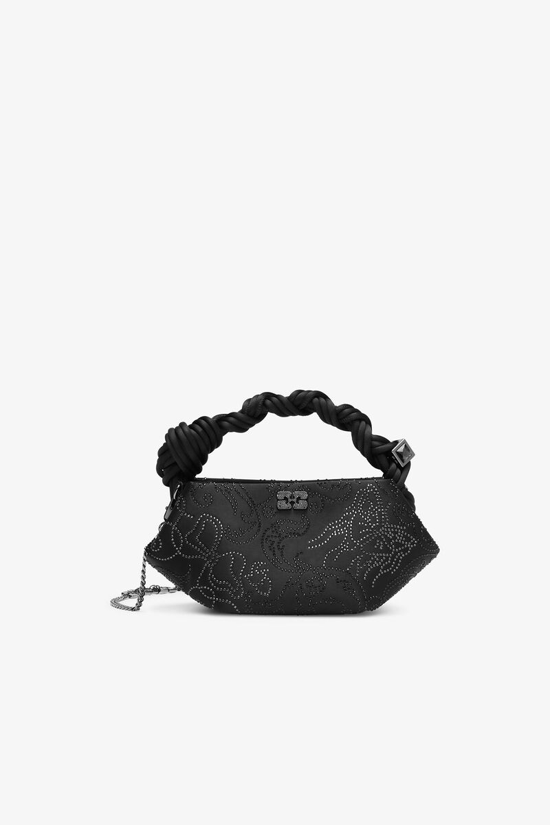 Svart rhinestones mini-bössa