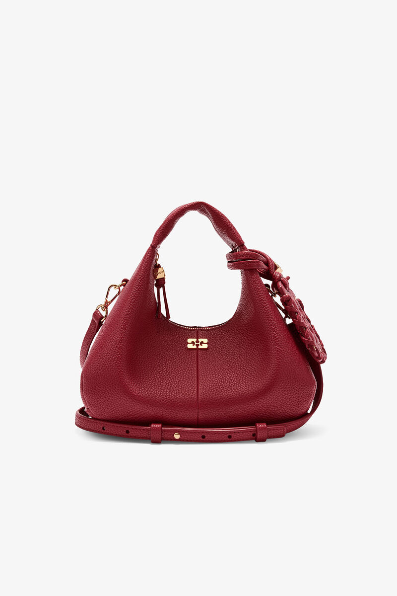 Texturerad Mini Hobo-Handväska