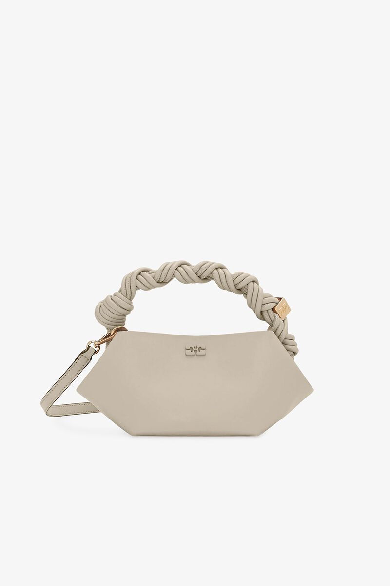Ljusgrå mini bou bag