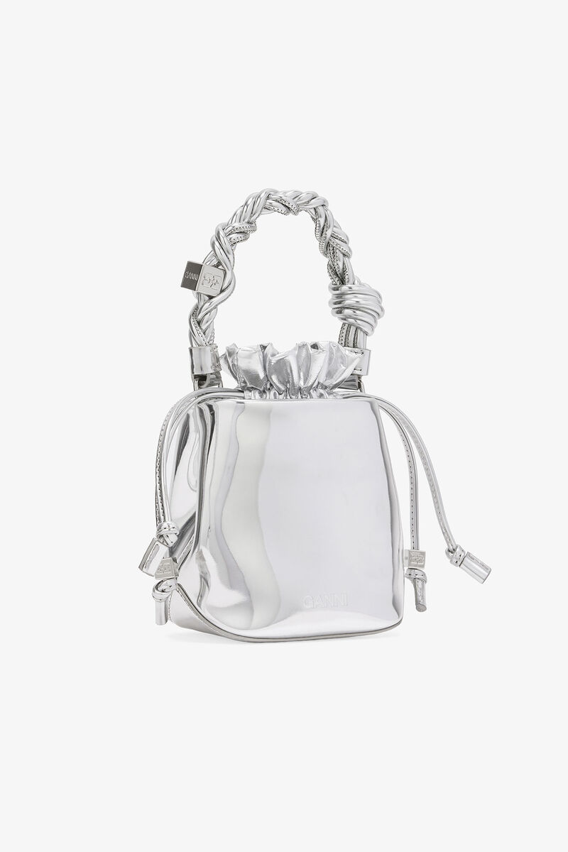 Silver Mini Bou-tyggbag