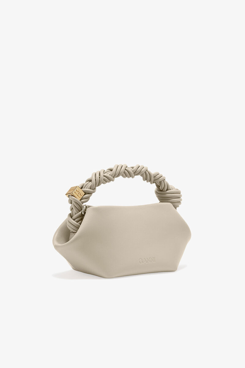Ljusgrå mini bou bag