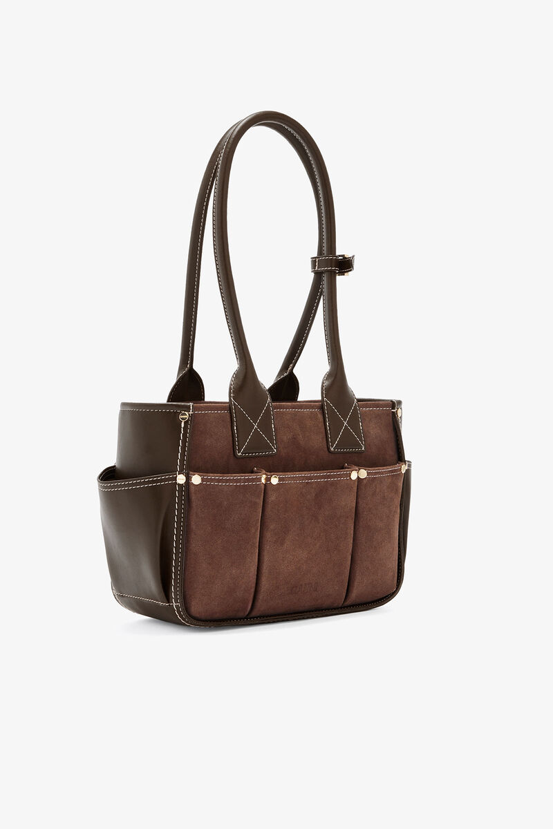 Liten posybag i bruna sveed