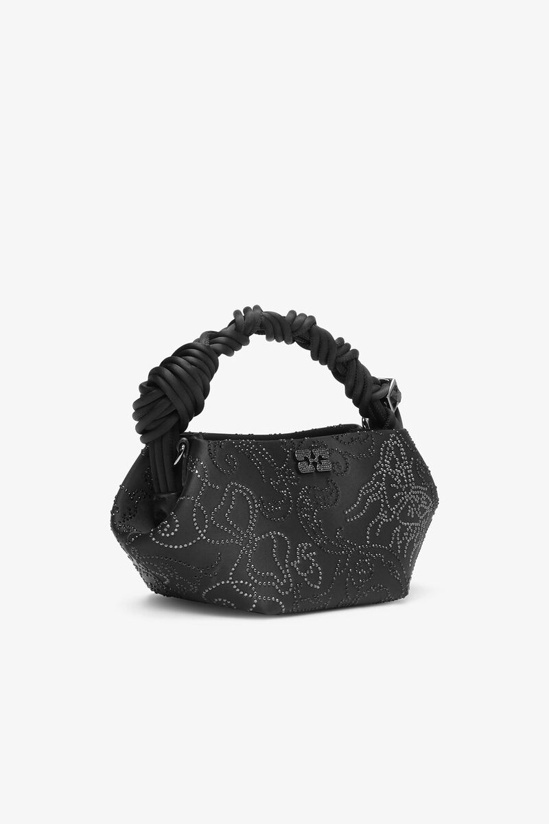Svart rhinestones mini-bössa