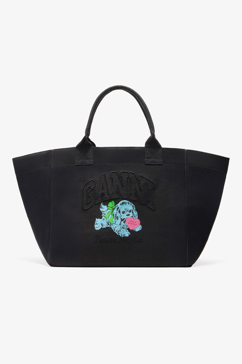 Svart puppy XXL-tas