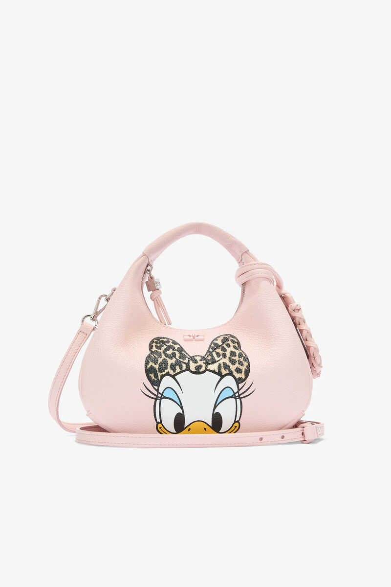 Daisy Duck Mini Hobo-ryggtas i rosa