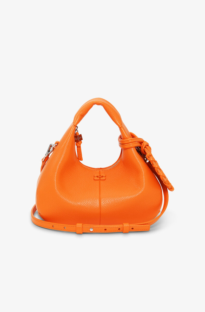 Orange Mini Hobo-Handväska