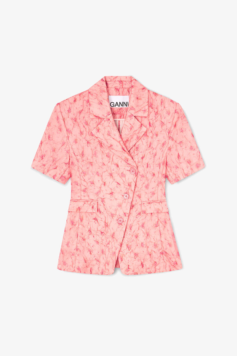Blazer i Shibori-organza