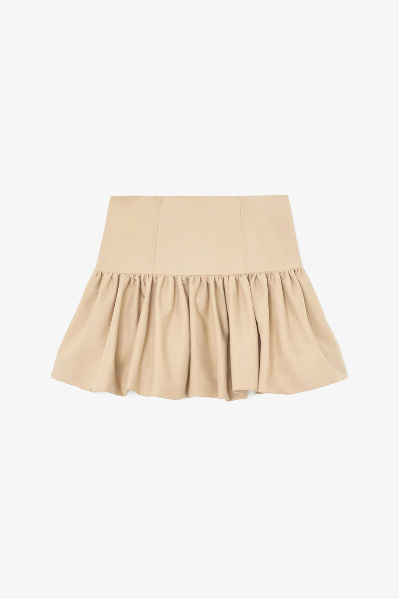 Skjorta i beige bomull