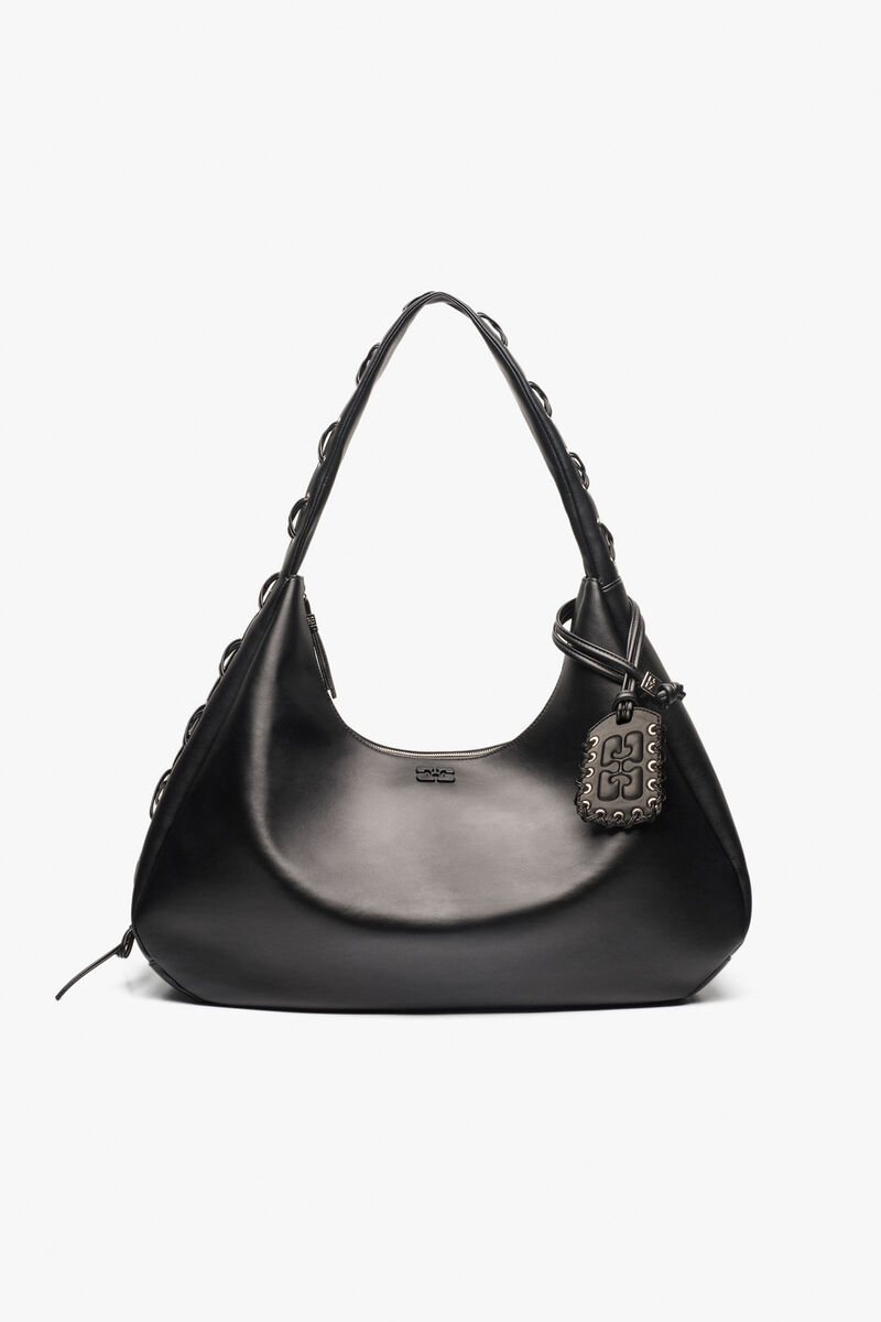 Svart XXL Hobo-tas