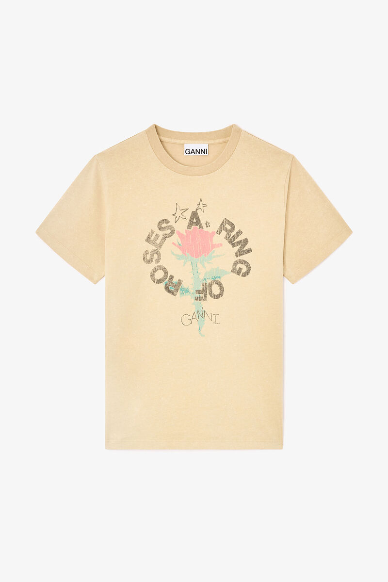 T-shirt med ros