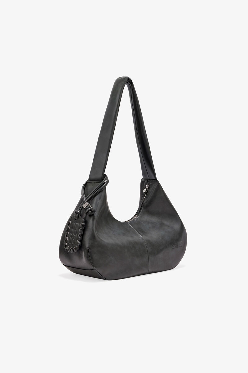 Stjärngrå medium hobo-väska