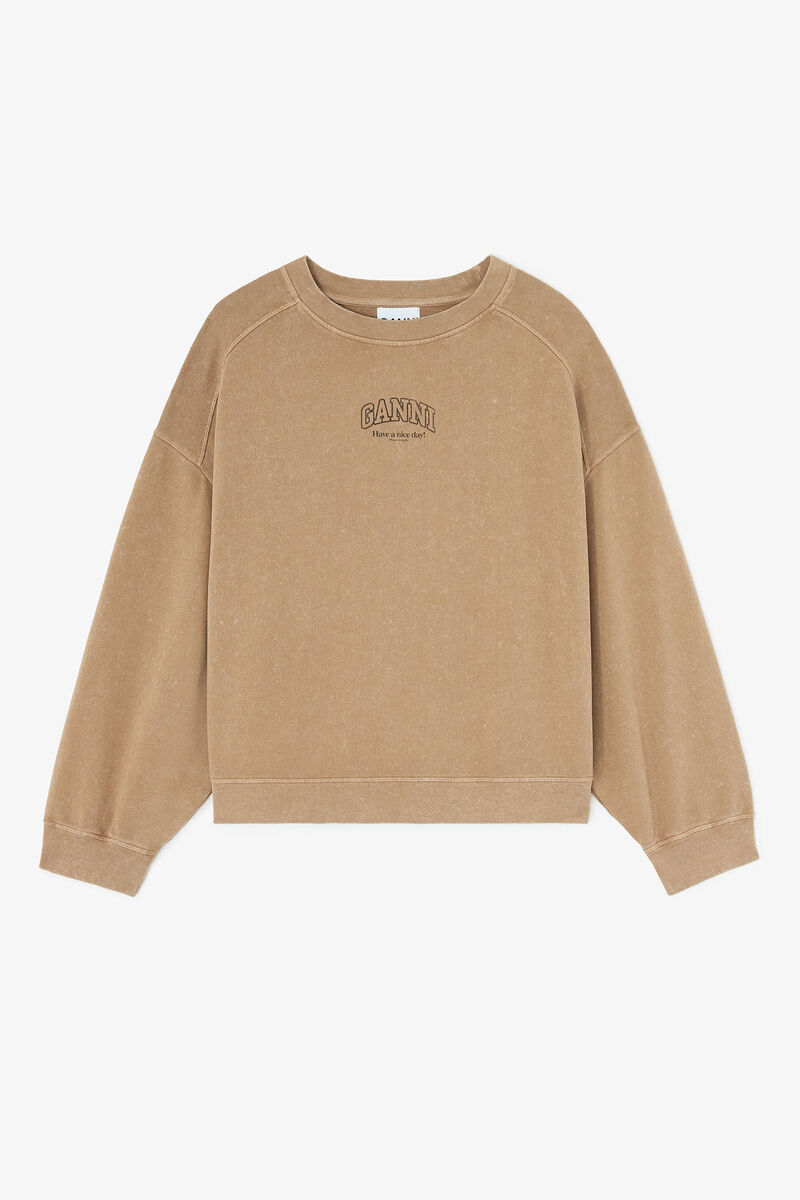 Essentials Crewneck med vaskat effekt